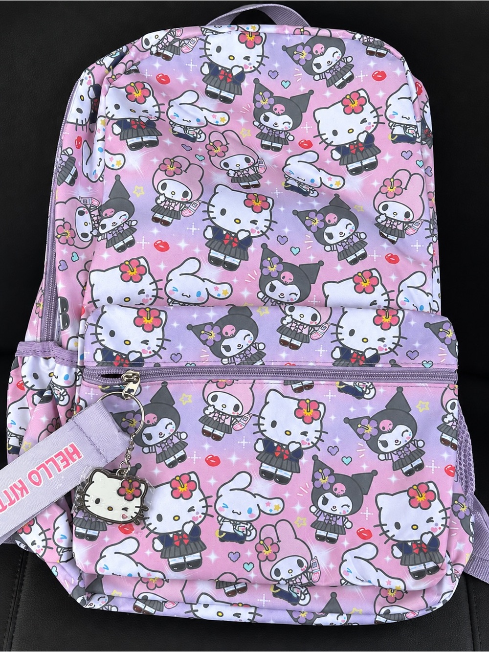 Hello Kitty & Friends Sanrio Pink Backpack Kuromi My Melody NWT